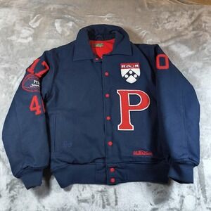 Vintage Stall Dean University Pennsylvania Varsity Jacket Mens Large Ivy League